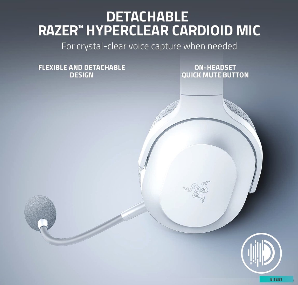 Наушники (Гарнитура) Razer Barracuda X 2022 (белый) <RZ04-04430200-R3M1>