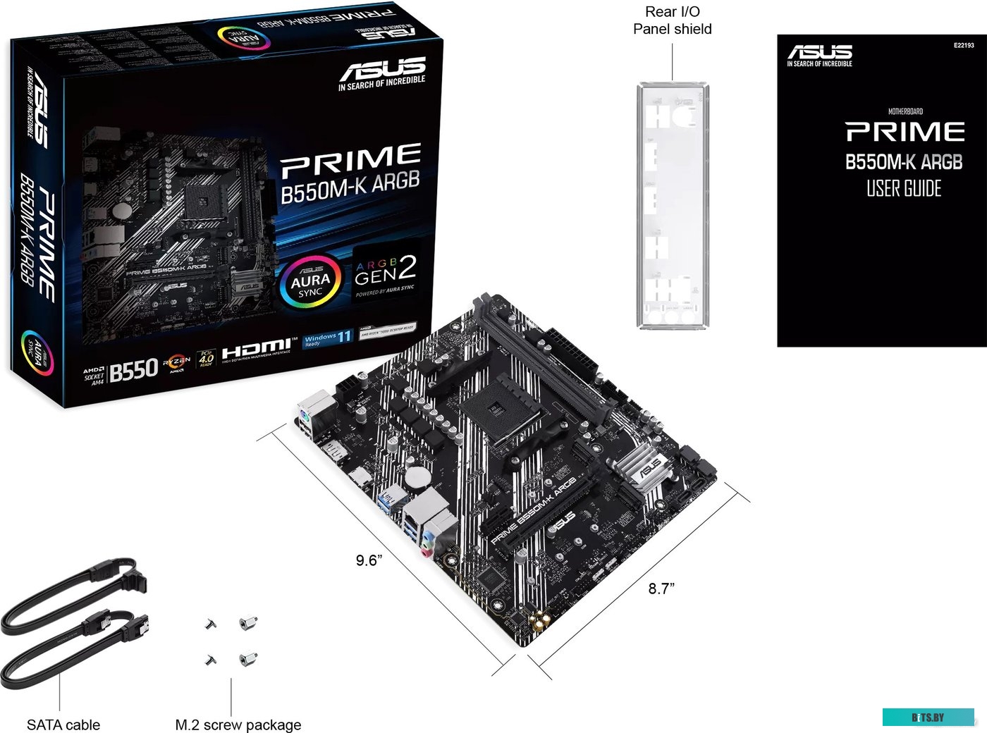Материнская плата ASUS Prime B550M-K ARGB