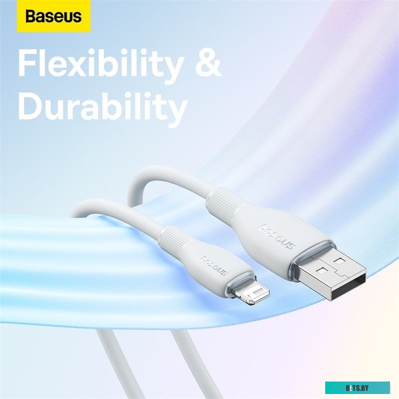Кабель Baseus Pudding Series Fast Charging Cable 2.4A USB Type-A - Lightning P10355700221-00