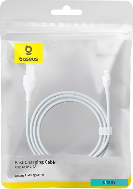 Кабель Baseus Pudding Series Fast Charging Cable 2.4A USB Type-A - Lightning P10355700221-00