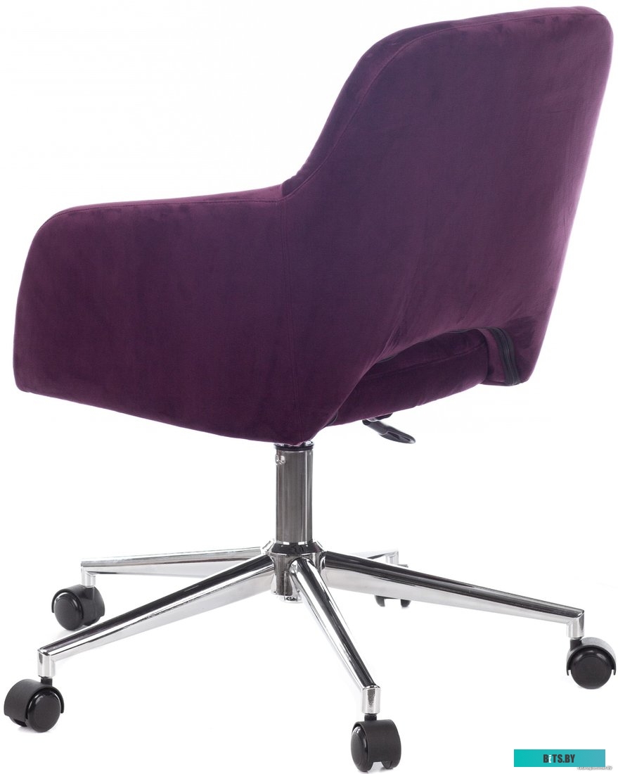 CH-380F/23PLUM Кресло Бюрократ CH-380F сливовый Italia 23 на ножках металл черный