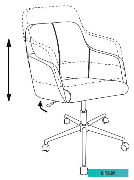 CH-380F/23PLUM Кресло Бюрократ CH-380F сливовый Italia 23 на ножках металл черный