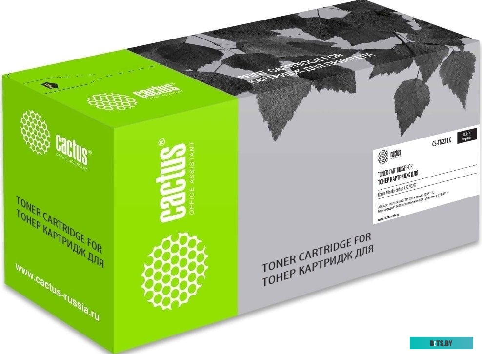 Картридж лазерный Cactus CS-TN227K TN-227K черный (24000стр.) для Konica Minolta bizhub C227i/C257i