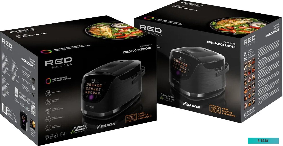 RMC-88 Мультиварка Red Solution RMC-88 5л 860Вт черный