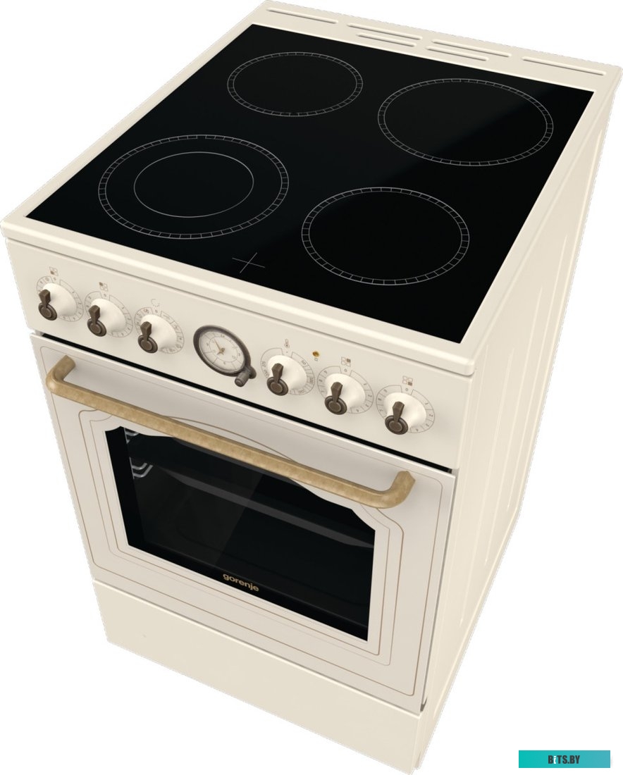 GECS5B70CLI Электрическая плита Gorenje GECS5B70CLI,  стеклокерамика,  без крышки,  бежевый