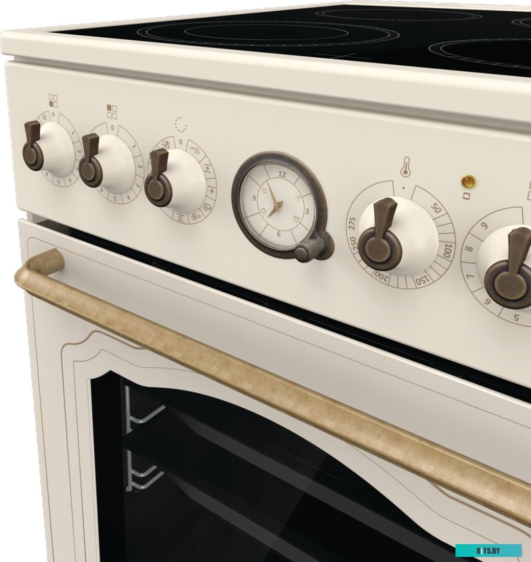 GECS5B70CLI Электрическая плита Gorenje GECS5B70CLI,  стеклокерамика,  без крышки,  бежевый