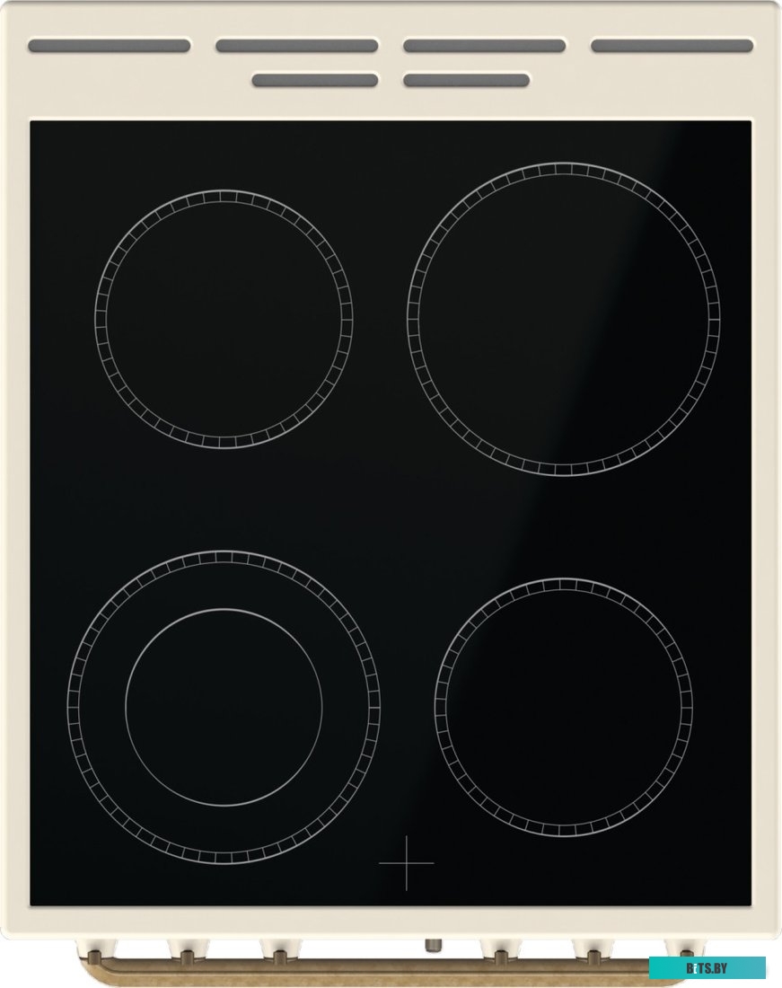 GECS5B70CLI Электрическая плита Gorenje GECS5B70CLI,  стеклокерамика,  без крышки,  бежевый