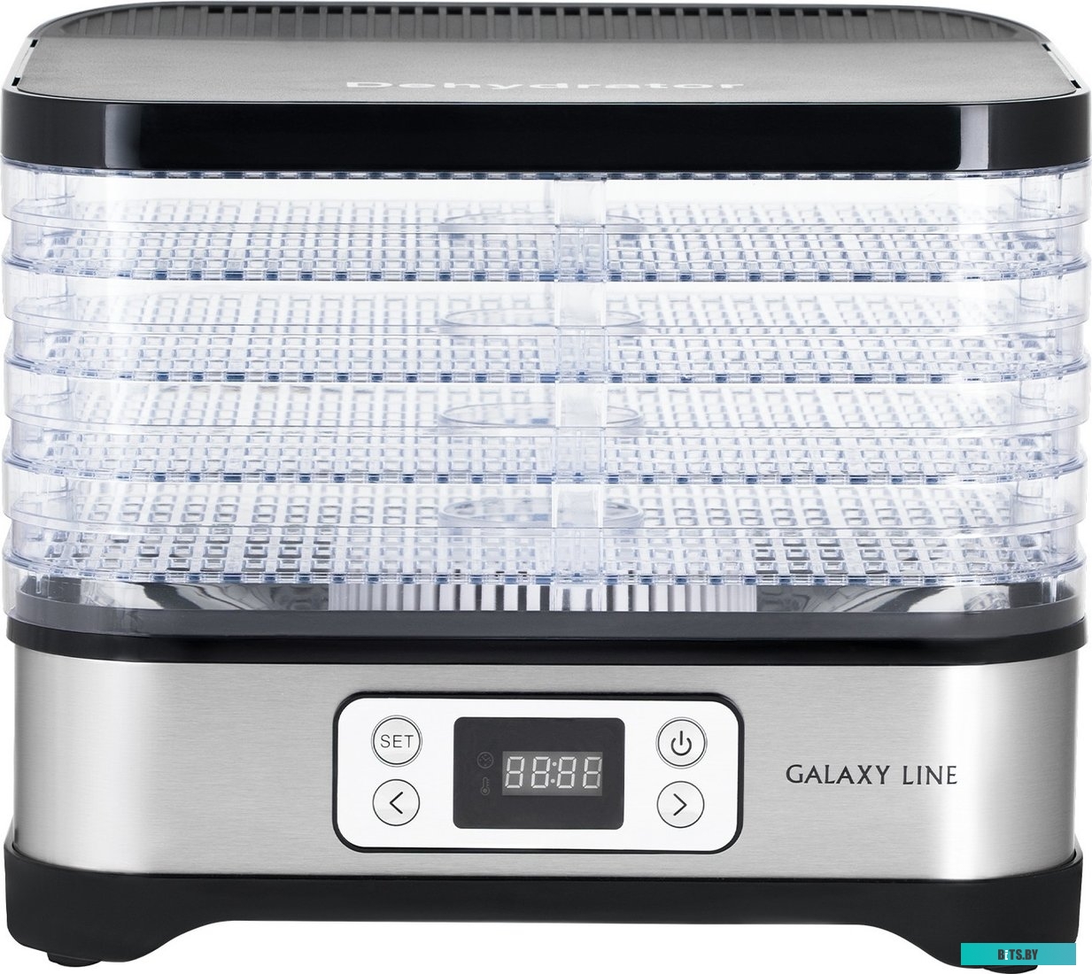 LINE GL2640 Сушилка для овощей и фруктов 500W LINE GL2640 GRAY GALAXY