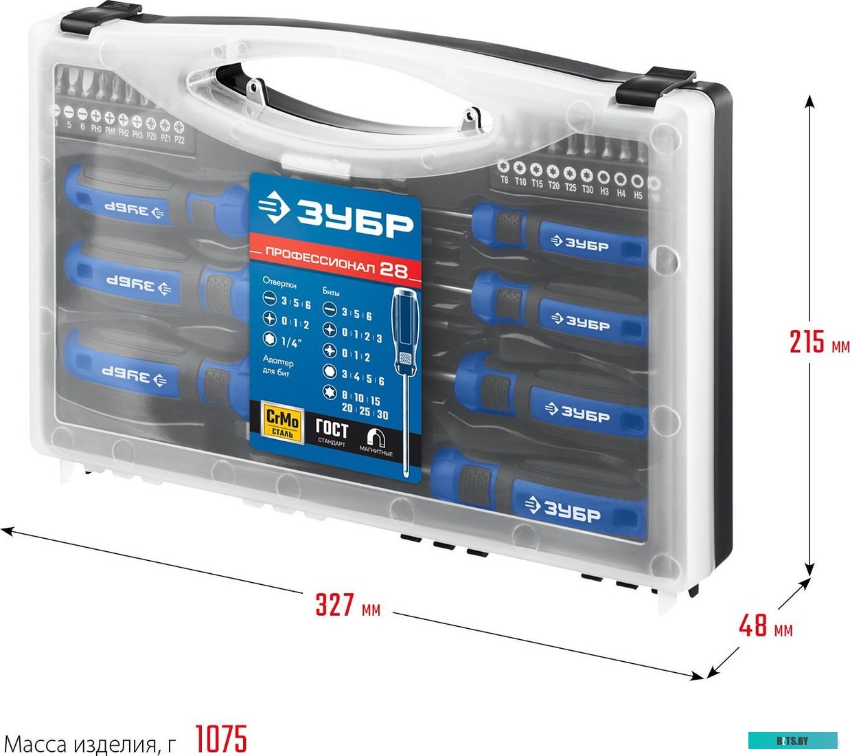 Зубр Профессионал-11 25241 (11 предметов)