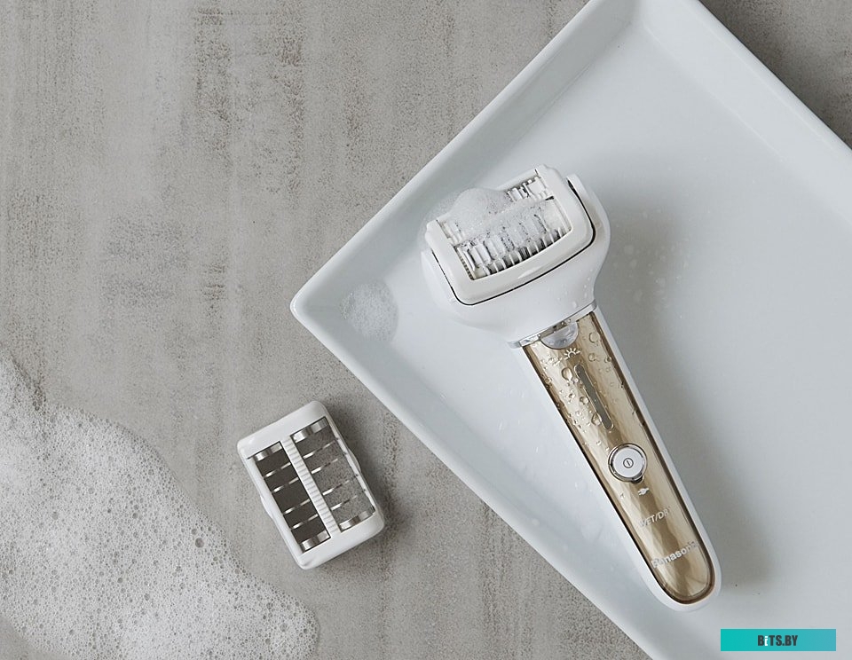 ES-EL3A-N520 Эпилятор Panasonic ES-EL3A-N520 скор.:3 насад.:2 от аккум. белый