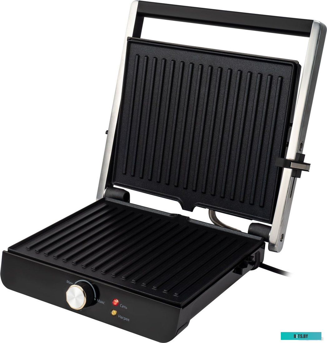 HYG-1043 Электрогриль Hyundai HYG-1043,  черный и черный