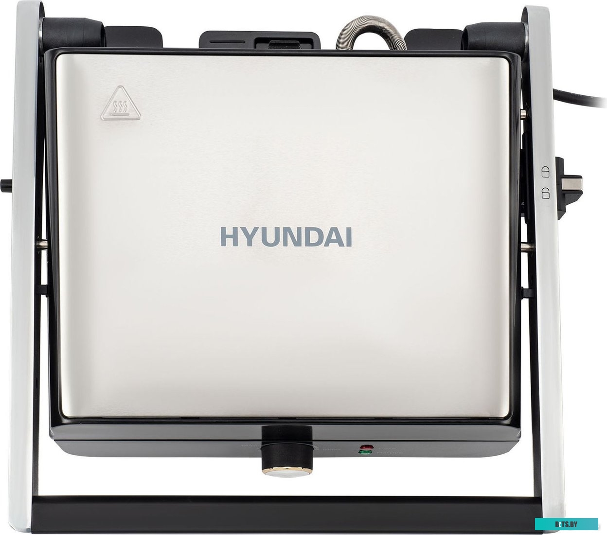 HYG-1043 Электрогриль Hyundai HYG-1043,  черный и черный