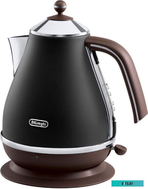 KBOV2001.BK Чайник электрический Delonghi KBOV2001.BK 1.7л. 2000Вт черный (корпус: металл)