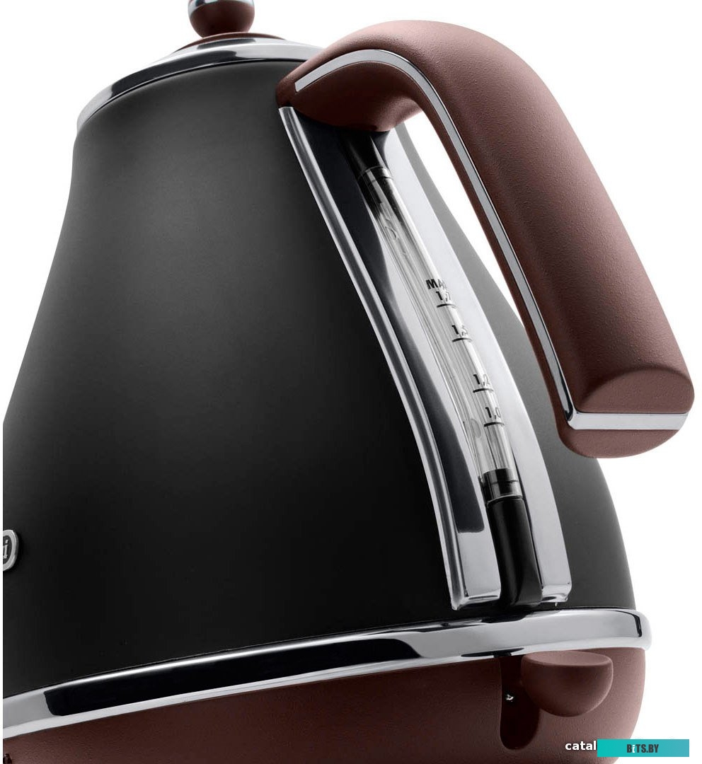 KBOV2001.BK Чайник электрический Delonghi KBOV2001.BK 1.7л. 2000Вт черный (корпус: металл)