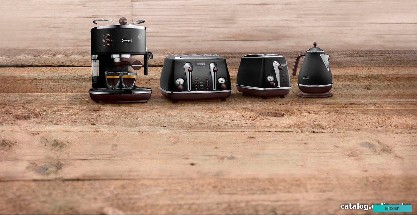 KBOV2001.BK Чайник электрический Delonghi KBOV2001.BK 1.7л. 2000Вт черный (корпус: металл)