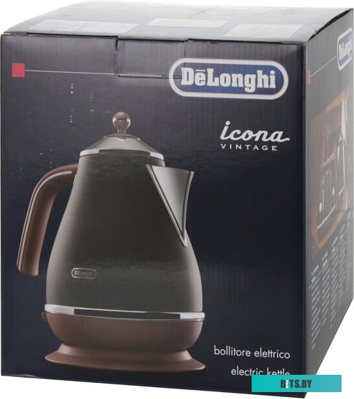 KBOV2001.BK Чайник электрический Delonghi KBOV2001.BK 1.7л. 2000Вт черный (корпус: металл)