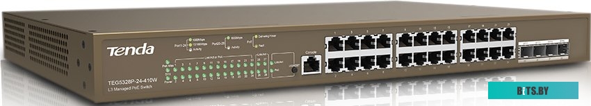 Коммутатор Tenda TEG5328P-24-410W