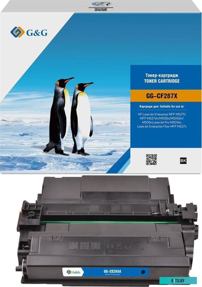 Картридж лазерный G&G GG-CF287X черный (18000стр.) для HP LJ M501/M506dn/M506n/M506x/n/dn, MFP M527z/f/dn