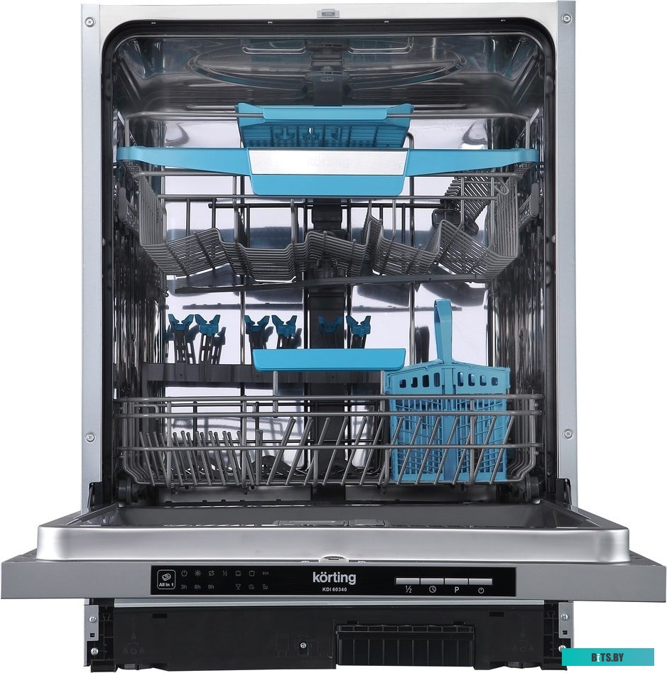 KDI 60340 Встраиваемая посудомоечная машина/ Полновстр., 60 см, 14 компл.,Третья мини-корзина для столовых приборов,  А++/A/A, Электронное управление,