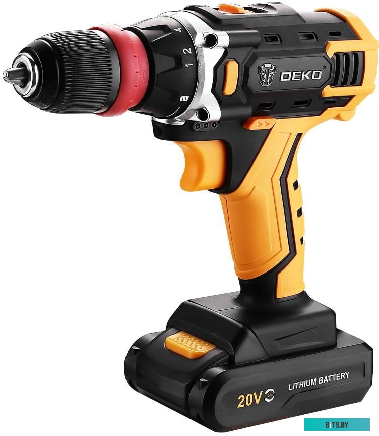 Дрель-шуруповерт Deko DKCD20FU-Li SET 1 063-4176 (с 1-им АКБ)