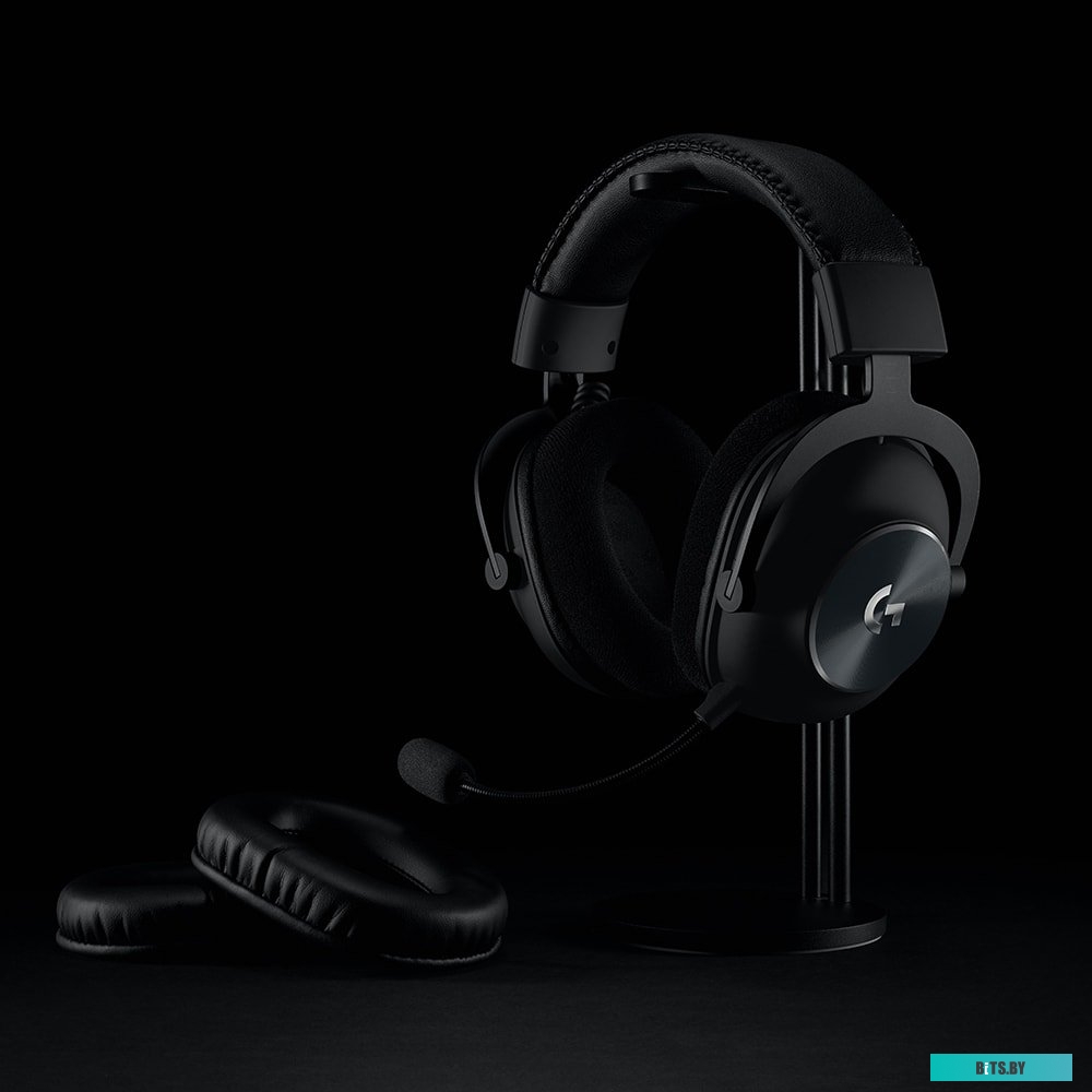 910-000909 Наушники с микрофоном Logitech G Pro X черный 2м мониторные Radio оголовье (910-000909)