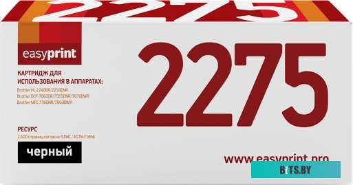 LB-2275/2090 U Easyprint TN-2275 Картридж LB-2275/2090 U для Brother HL-2240DR/2250DNR/DCP-7060DR/MFC-7360NR (2600 стр.)