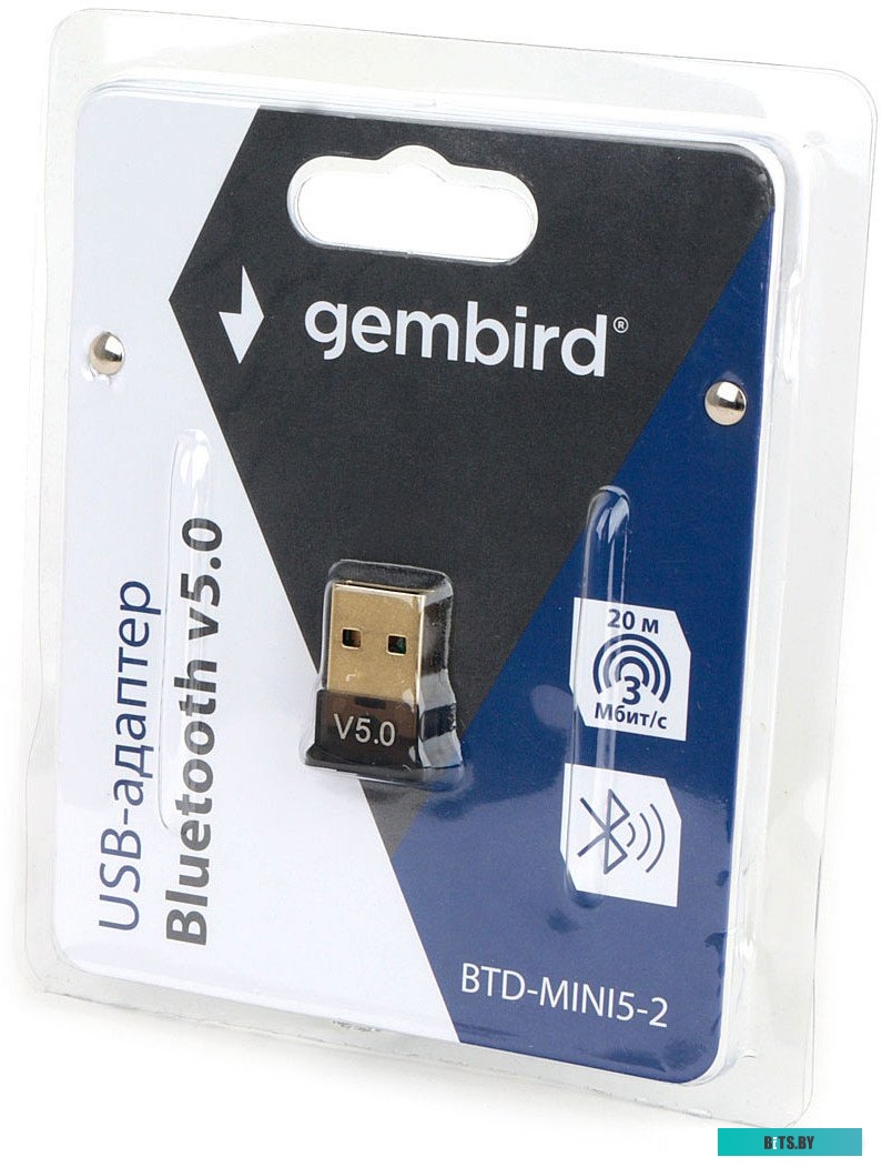 Адаптер Bluetooth Gembird BTD-MINI5-2