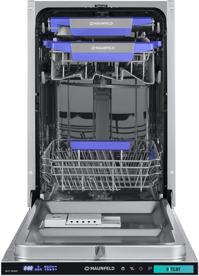 УТ000010679 Встраиваемая посудомоечная машина MAUNFELD MLP-08IMR,  узкая, ширина 44.5см, полновстраиваемая, загрузка 10 комплектов