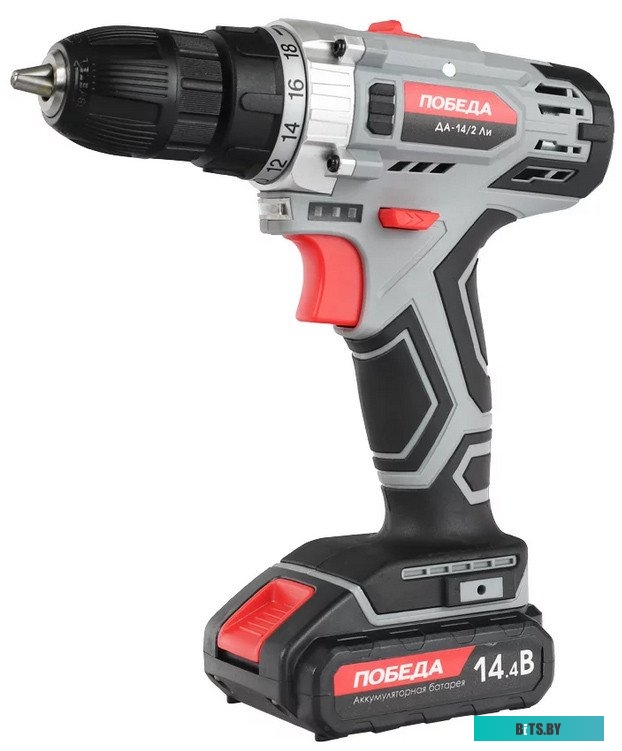 Дрель-шуруповерт Победа ДА-14/2 Ли-М (с 2-мя АКБ, кейс)