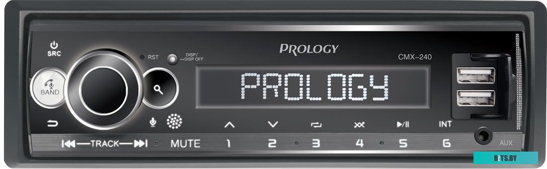 PRCMX270 Автомагнитола Prology CMX-270 1DIN 4x55Вт v4.2 ПДУ (PRCMX270)