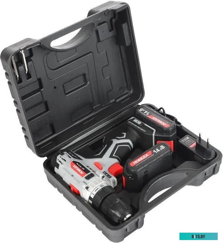 Дрель-шуруповерт Победа ДА-14/2 Ли-М (с 2-мя АКБ, кейс)
