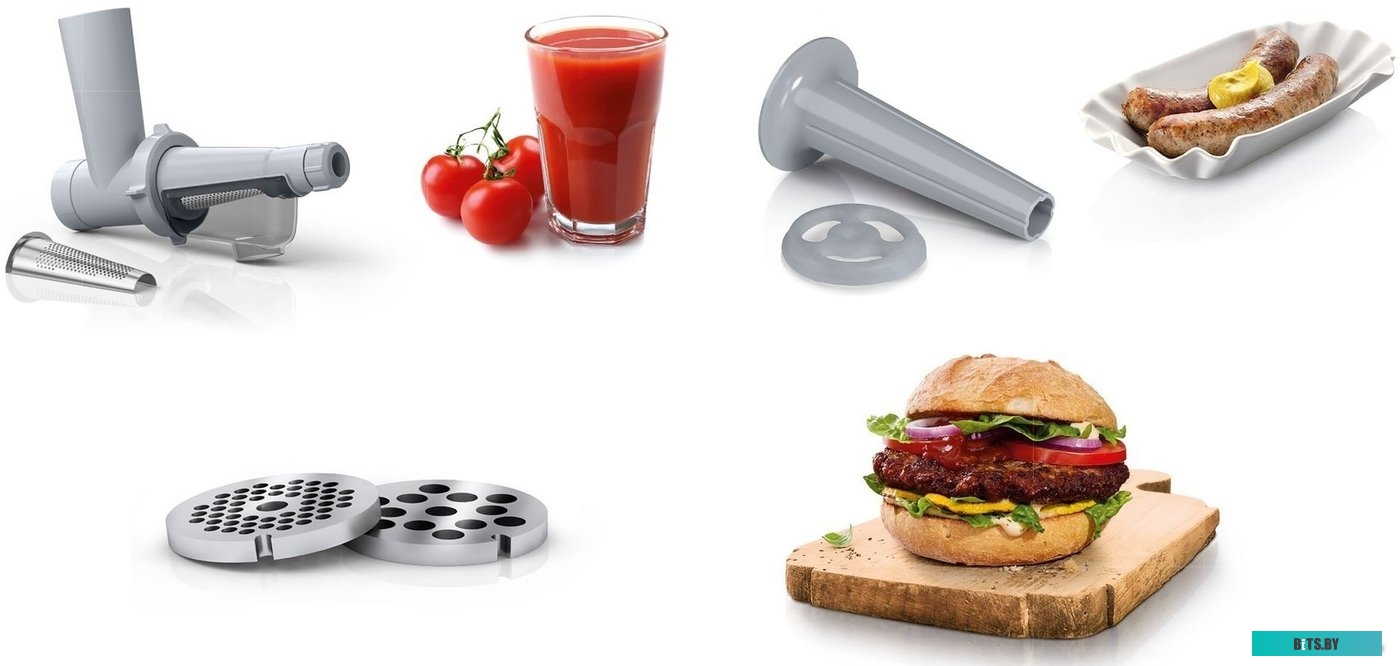 MFW2515W Мясорубка Bosch SmartPower MFW2515W,  белый