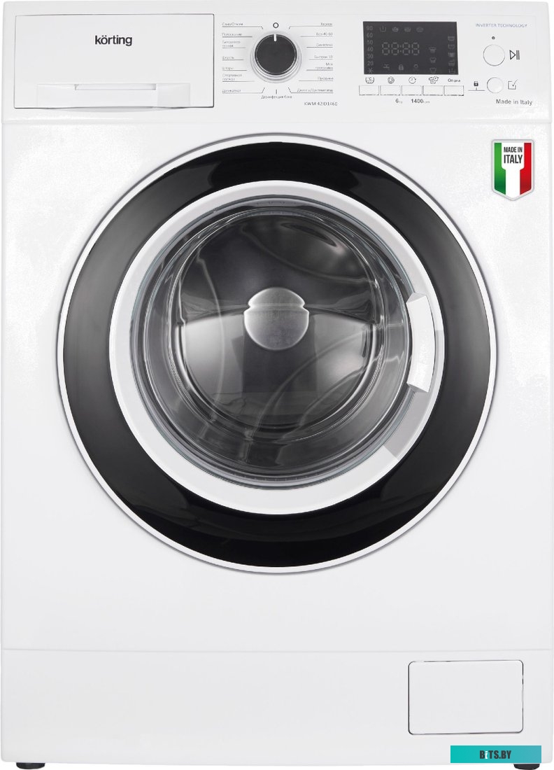 KWM 42ID1460 Стиральная машина/ Стиральная машина с фронтальной загрузкой, ГЛУБИНА 44 см, загрузка 6 кг, скорость отжима 1400 об/мин, инверторный двиг