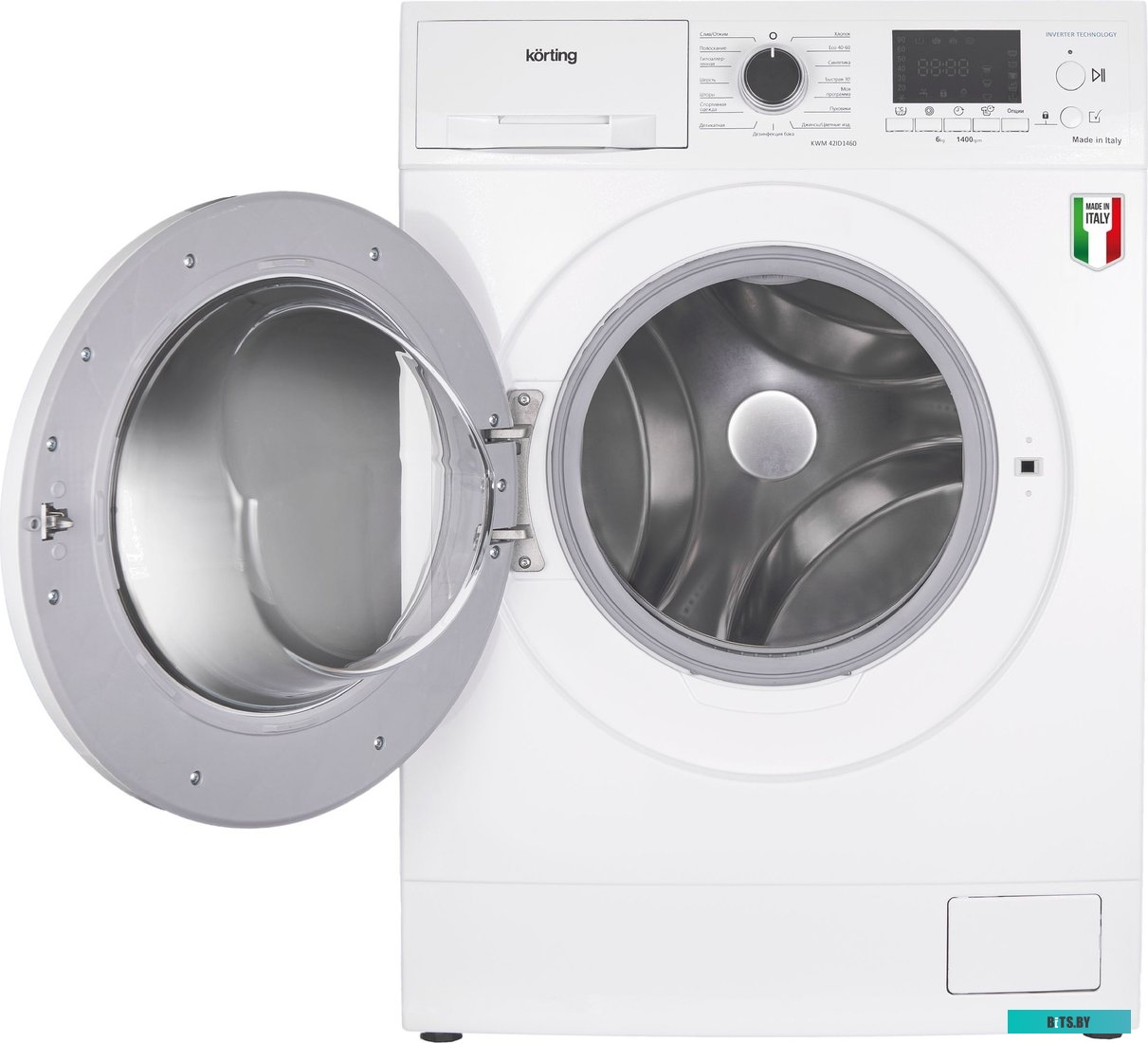KWM 42ID1460 Стиральная машина/ Стиральная машина с фронтальной загрузкой, ГЛУБИНА 44 см, загрузка 6 кг, скорость отжима 1400 об/мин, инверторный двиг