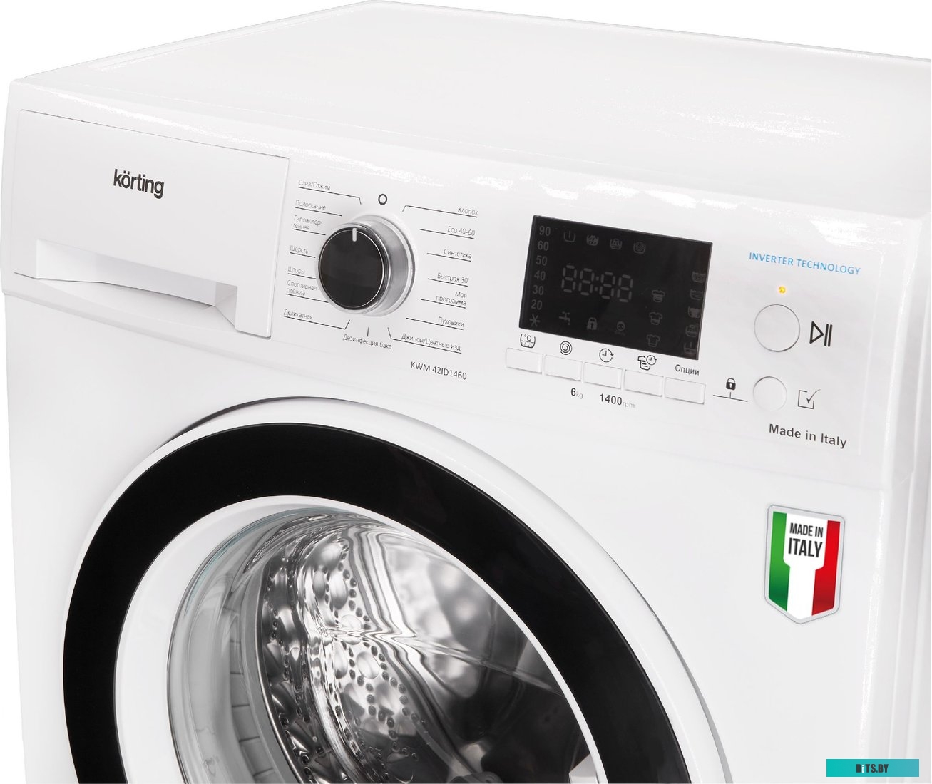 KWM 42ID1460 Стиральная машина/ Стиральная машина с фронтальной загрузкой, ГЛУБИНА 44 см, загрузка 6 кг, скорость отжима 1400 об/мин, инверторный двиг