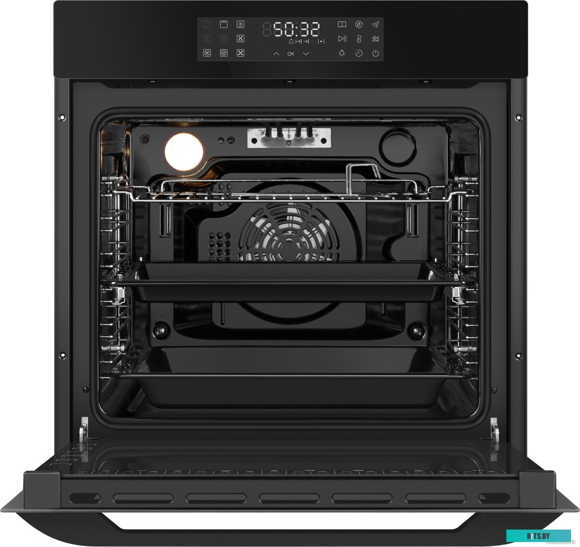 КА-00012701 Холодильник трехкамерный MAUNFELD MFF181NFSB No Frost, инверторный черный