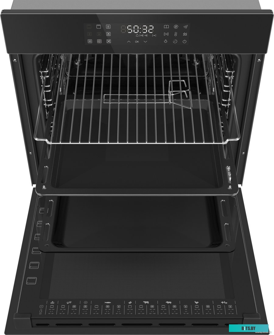 КА-00012701 Холодильник трехкамерный MAUNFELD MFF181NFSB No Frost, инверторный черный