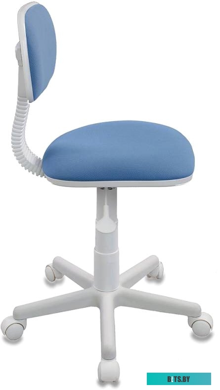 CH-W201NX/26-24 Кресло детское Бюрократ CH-W201NX голубой 26-24 крестов. пластик пластик белый