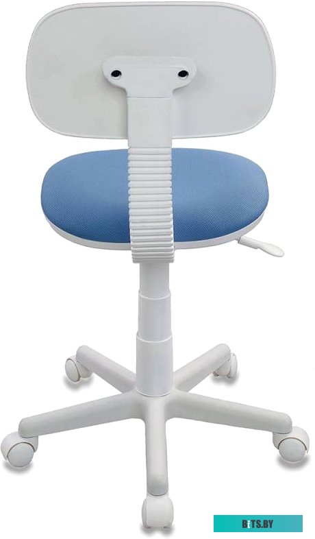 CH-W201NX/26-24 Кресло детское Бюрократ CH-W201NX голубой 26-24 крестов. пластик пластик белый