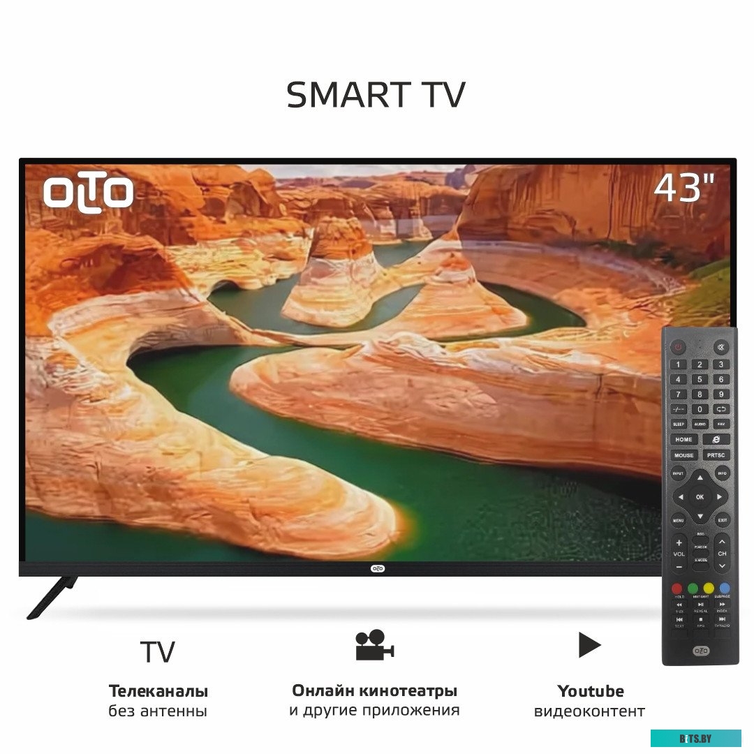 43ST30U 43&quot; Телевизор UHD OLTO 43ST30U AOSP 11 