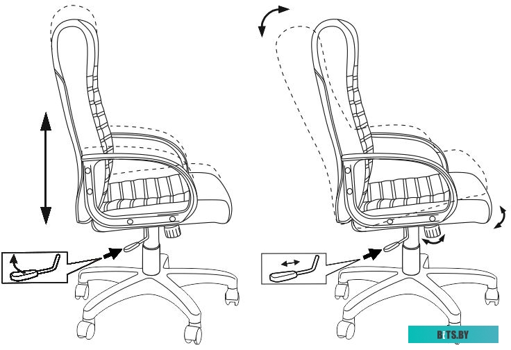 Офисное кресло (Стул) Бюрократ KB-10LITE (черный) <KB-10LITE/BLACK>
