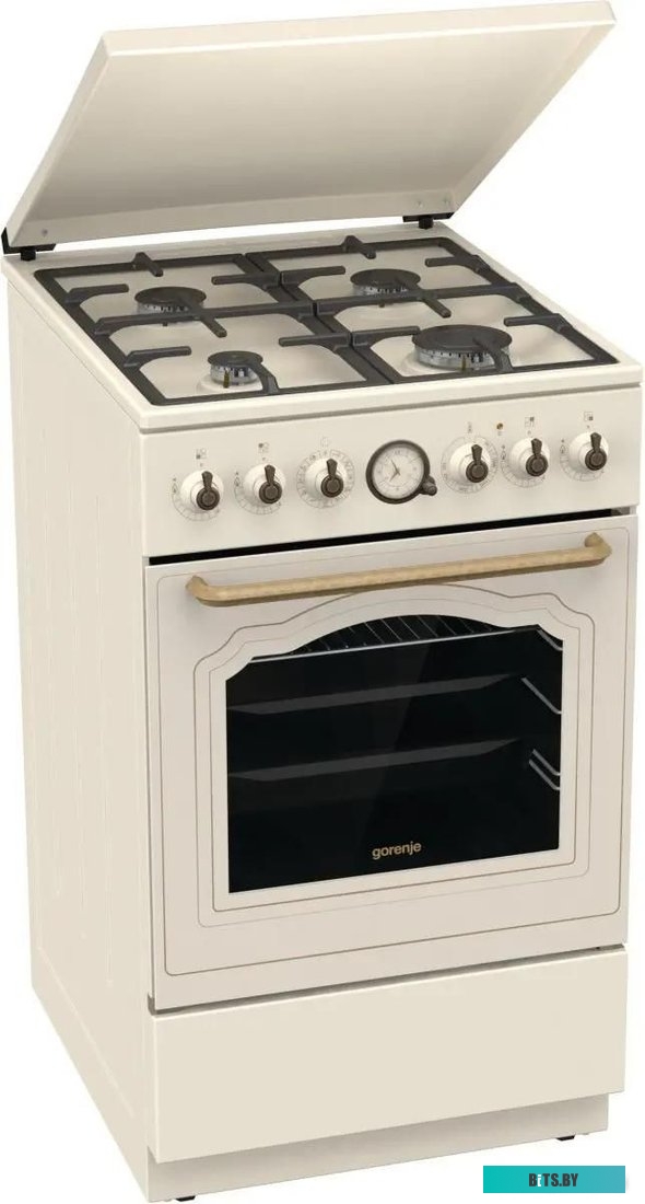 GKS5B70CLI Плита Комбинированная Gorenje GKS5B70CLI бежевый (металлическая крышка) реш.чугун