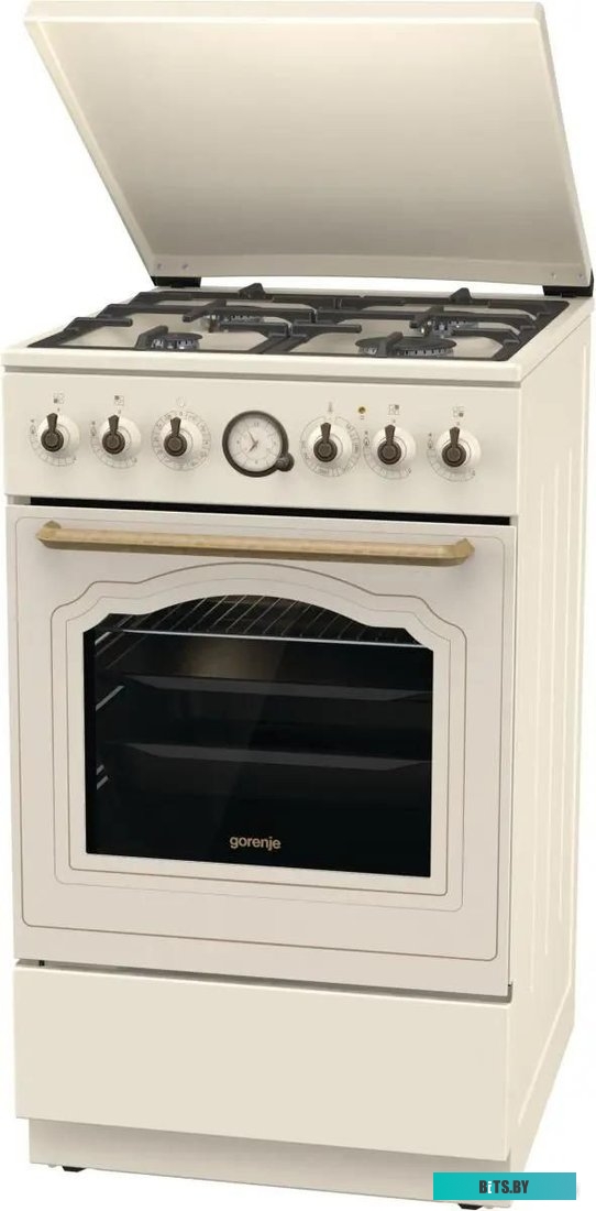 GKS5B70CLI Плита Комбинированная Gorenje GKS5B70CLI бежевый (металлическая крышка) реш.чугун
