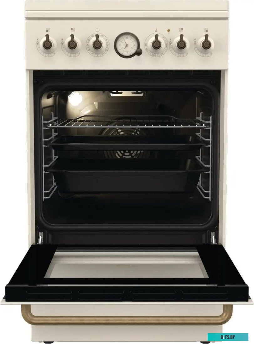 GKS5B70CLI Плита Комбинированная Gorenje GKS5B70CLI бежевый (металлическая крышка) реш.чугун