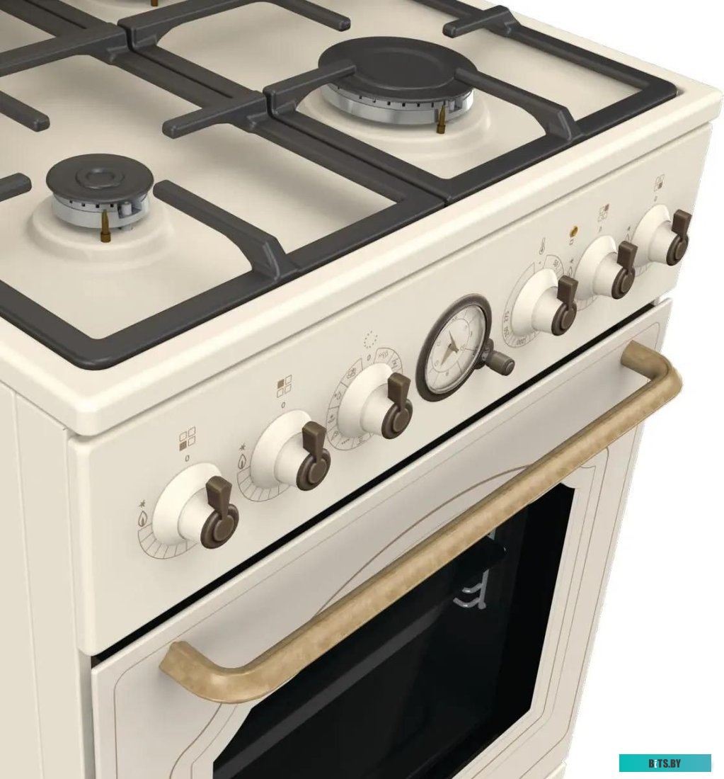 GKS5B70CLI Плита Комбинированная Gorenje GKS5B70CLI бежевый (металлическая крышка) реш.чугун