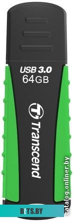 USB накопитель (Флешка) Transcend JetFlash 810 Black-Green 64GB (TS64GJF810)