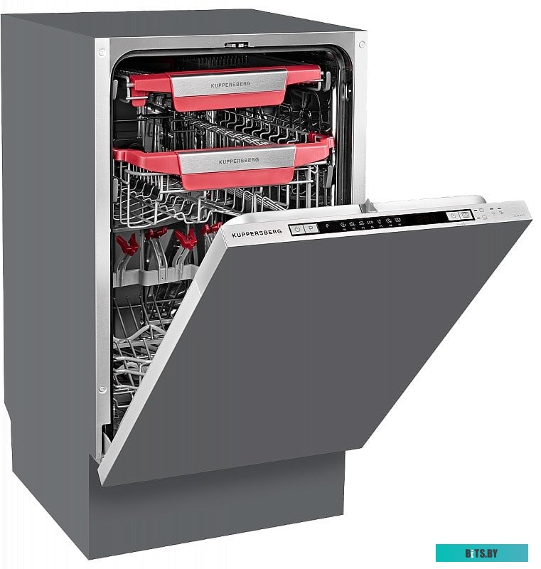 GLM 4575 Встраиваемая посудомоечная машина Kuppersberg/ Узкая, Полностью встраиваемая, ширина 45 см, 11 комплектов,внутреннее освещение,электронное уп