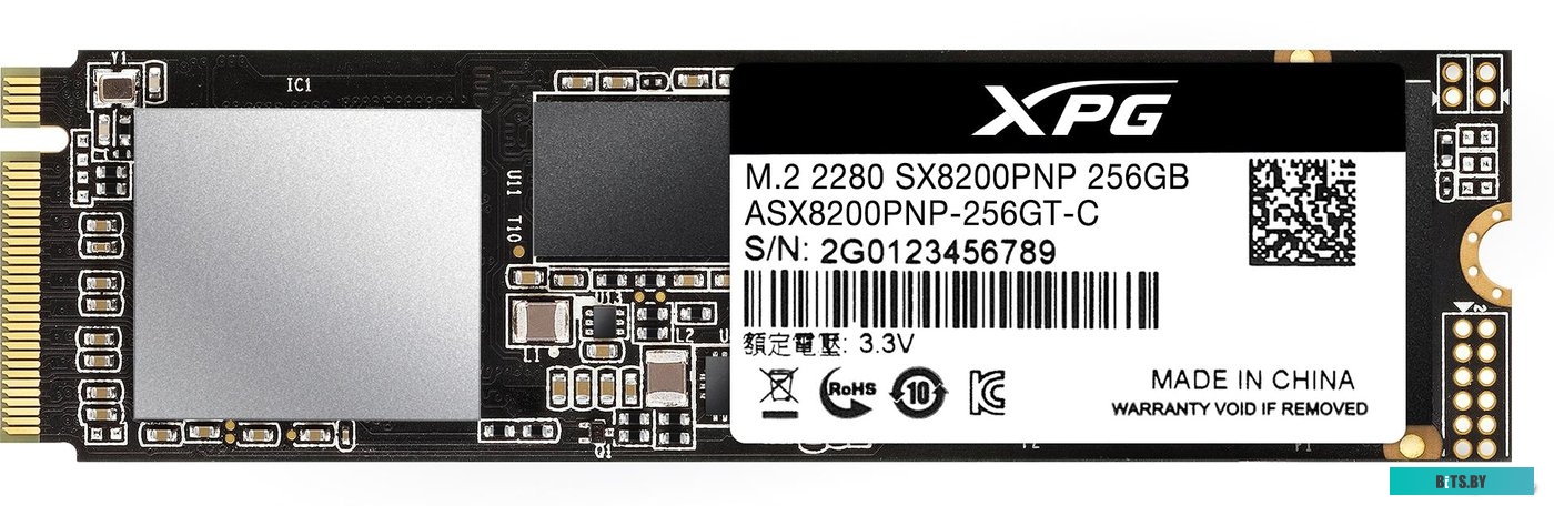 SSD Накопитель ADATA XPG SX8200 Pro 256GB ASX8200PNP-256GT-C