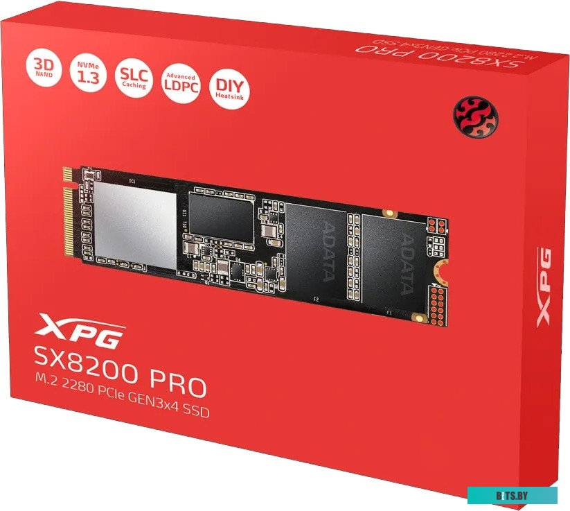SSD Накопитель ADATA XPG SX8200 Pro 256GB ASX8200PNP-256GT-C