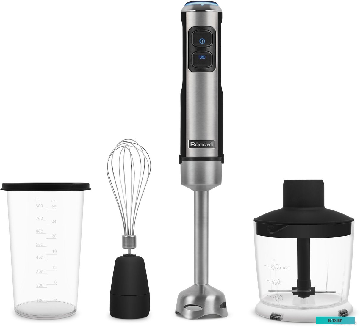 RDE-1300 Блендер Rondell 1300-RE-01,  погружной,  серебристый